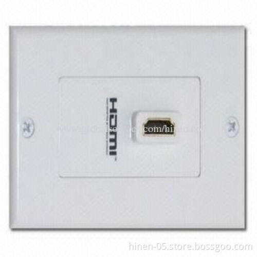 HDMI Wall Plate Repeater with High-definition Multimedia Interface